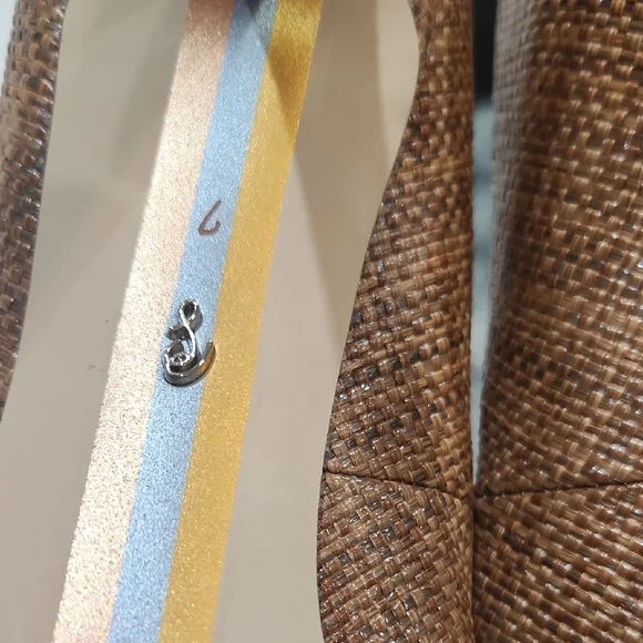 Sam Edelman Textured Brown Heels - Picture 2 of 7